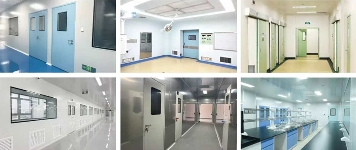 Двухслойные окна чистых помещений